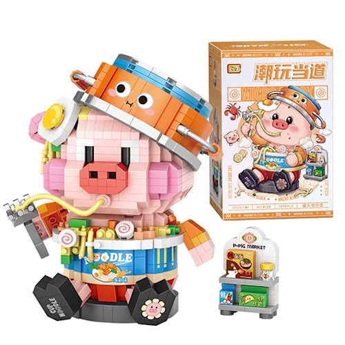 JOMIOD Mini Bausteine Tier Modell, 1070 Klemmbausteine Schwein Bauspielzeug, Mikro Tier Block DIY Spielzeug, Mini Tier Bricks Bauen Bauklötze Satz kreatives Spielzeug für Kinder JOMIOD Mini Bausteine Tier Modell, 1070 Klemmbausteine Schwein Bauspielzeug, Mikro Tier Block DIY Spielzeug, Mini Tier Bricks Bauen Bauklötze Satz kreatives Spielzeug für Kinder von JOMIOD