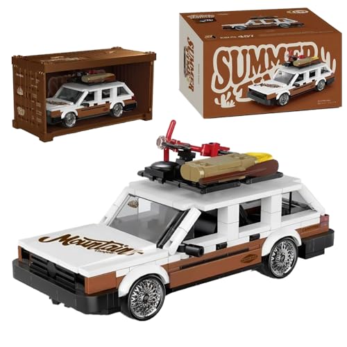 Technik Auto Modellbausatz für Santan, 487 Klemmbausteine MOC Retro Wagen Bausteine Bausatz, Technic Rennauto Modell Konstruktionsspielzeug Geschenk für Erwachsene und Kinder Technik Auto Modellbausatz für Santan, 487 Klemmbausteine MOC Retro Wagen Bausteine Bausatz, Technic Rennauto Modell Konstruktionsspielzeug Geschenk für Erwachsene und Kinder von JOMIOD