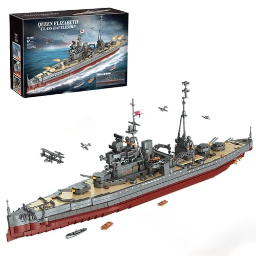 Technik Militär Battleship Bausteine, 2277 Klemmbausteine Militär Queen Elizabeth Class Battleship Modellbausatz, MOC Technik Flugzeugträger Kompatibel mit L*go Technic Technik Militär Battleship Bausteine, 2277 Klemmbausteine Militär Queen Elizabeth Class Battleship Modellbausatz, MOC Technik Flugzeugträger Kompatibel mit L*go Technic von JOMIOD