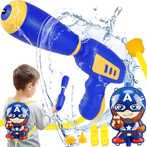 JONEG Spielzeug für 3-8 Jahre Kinder Junge: Wasserpistole mit Rucksack Geschenk ab 3 4 5 6 7 8 Jahre Mädchen Junge Geburtstag Geschenkideen Spielsachen für Kinder Jungen Pool Spielzeug Tankrucksack JONEG Spielzeug für 3-8 Jahre Kinder Junge: Wasserpistole mit Rucksack Geschenk ab 3 4 5 6 7 8 Jahre Mädchen Junge Geburtstag Geschenkideen Spielsachen für Kinder Jungen Pool Spielzeug Tankrucksack von JONEG