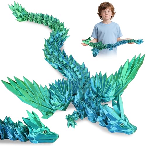 JONRRYIN 3D Gedrucktes Drache, 60CM Drachen Spielzeug mit Augen, Kreative Spielzeug und Deko, Erwachsene Kinder Drachen Ei 3D Deko Schreibtischspielzeug Geschenke JONRRYIN 3D Gedrucktes Drache, 60CM Drachen Spielzeug mit Augen, Kreative Spielzeug und Deko, Erwachsene Kinder Drachen Ei 3D Deko Schreibtischspielzeug Geschenke von JONRRYIN