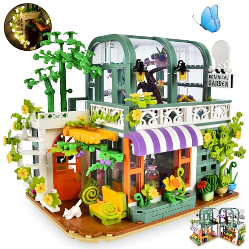 JONRRYIN Blumenhaus Bausteine Spielzeug, 860+ Stück Blumenhaus Bonsai Flowers Klemmbausteine Spielzeug, Waldhaus Pflanzen Bauspielzeug Bausatz Geschenk für Erwachsene und Mädchen Jungen JONRRYIN Blumenhaus Bausteine Spielzeug, 860+ Stück Blumenhaus Bonsai Flowers Klemmbausteine Spielzeug, Waldhaus Pflanzen Bauspielzeug Bausatz Geschenk für Erwachsene und Mädchen Jungen von JONRRYIN