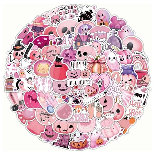 JOOTUEPO Halloween Stickers, 100 Stück Wasserfeste Aufkleber Kinder, für Skateboards, Helme, Water Bottle, Tablets, Schultaschen, Kühlschränke, Fahrräder, Türen, Tischplatten von JOOTUEPO