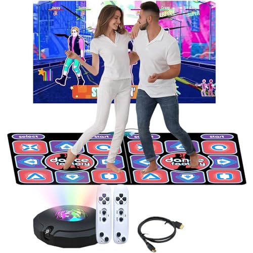 JOPWUE Tanzspielmatte ab 3 Jahren, elektronisches Tanzpad mit 3 Spielmodi und integrierten Liedern, 100 Lieder, Musikspielzeug, Spielmatten kombiniert Tanz, Yoga, Aerobic, Laufen, Sport, für Mädchen JOPWUE Tanzspielmatte ab 3 Jahren, elektronisches Tanzpad mit 3 Spielmodi und integrierten Liedern, 100 Lieder, Musikspielzeug, Spielmatten kombiniert Tanz, Yoga, Aerobic, Laufen, Sport, für Mädchen von JOPWUE
