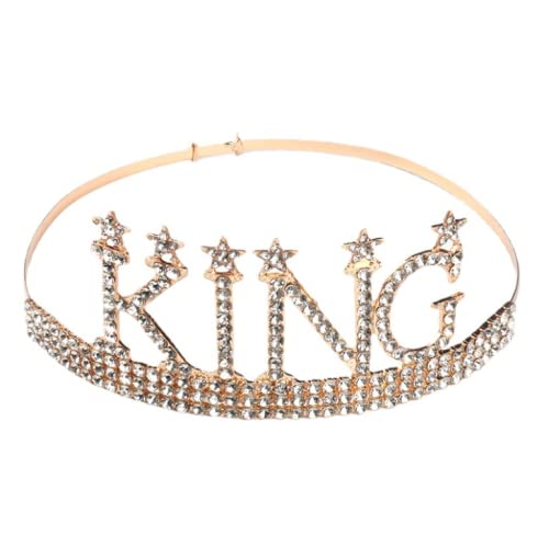 JORCEDI Strass Tiara Geburtstag König Krone für Geburtstag Pageant Prom Party Kostüm Cosplay Männer Kinder Junge JORCEDI Strass Tiara Geburtstag König Krone für Geburtstag Pageant Prom Party Kostüm Cosplay Männer Kinder Junge von JORCEDI