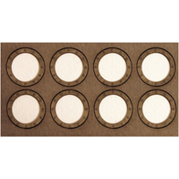 JOSWOOD 40038 H0 Flanschringe Nieten, 25 mm von JOSWOOD