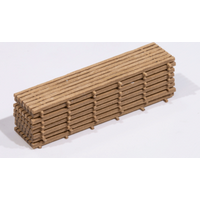 JOSWOOD 40422 H0 Holzstapel 3 Größen je 6 Stück von JOSWOOD