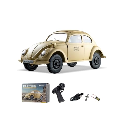 1/12 Maßstab 2,4 G 4 CH RC Militärfahrzeug Modell mit umschaltbaren 2WD/4WD, realistischen LED-Lichtern und Torsionsaufhängung, Druckguss-Sammelset für erwachsene Hobbyisten (RTR) von JOTPOR