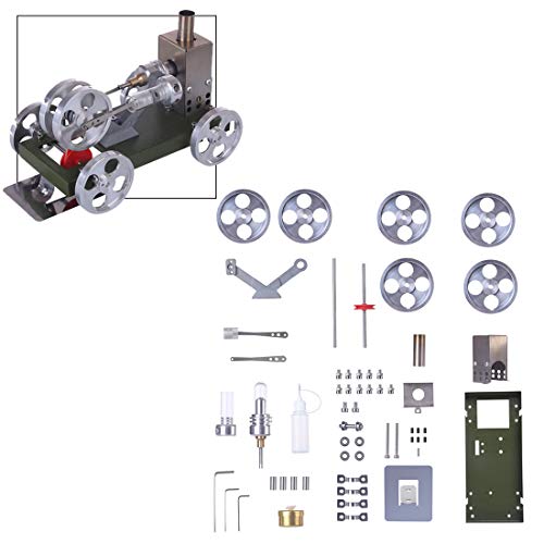 JOTPOR Stirlingmotor Auto Modellbausatz für Kinder ab 16 Jahren, DIY Montage Externer Verbrennungsmotor Physik Kit JOTPOR Stirlingmotor Auto Modellbausatz für Kinder ab 16 Jahren, DIY Montage Externer Verbrennungsmotor Physik Kit von JOTPOR