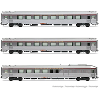 JOUEF 80641038 H0 3-tlg. Set TEE "Mistral 69" Jules Verne, 2. Teil, SNCF, Ep. IV von JOUEF