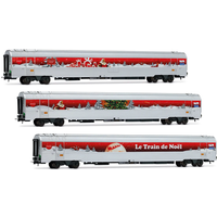 JOUEF HJ4200 H0 3-teiliges Coca-Cola-Weihnachtszugset „Train de Noel“ von 2010, SNCF, Ep. VI JOUEF HJ4200 H0 3-teiliges Coca-Cola-Weihnachtszugset „Train de Noel“ von 2010, SNCF, Ep. VI von JOUEF