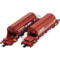 JOUEF HJ6228 H0 2-tlg. Set vierachsige Schwenkdachwagen Taoos „Ermewa/Chemoil“, F-ERSA, Ep. VI von JOUEF