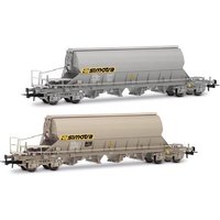 JOUEF HJ6229 H0 2-tlg. Set vierachsige Schwenkdachwagen Taoos „Simotra“, VTG FRANCE, Ep. V von JOUEF