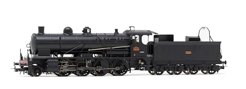 Jouef HJ2416 SNCF 140 C 158 Tender 18 C 521 Region Ouest, Schwarze Lackierung, Folge III, Modelleisenbahnlokomotive – Dampf von JOUEF