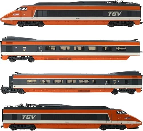 Jouef HJ2425 SNCF, TGV Sud-Est, erste Version 1981, 4er-Packung, Elektrolokomotive Jouef HJ2425 SNCF, TGV Sud-Est, erste Version 1981, 4er-Packung, Elektrolokomotive von JOUEF