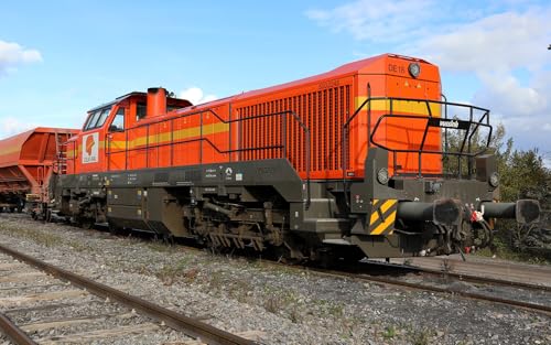 Jouef HJ2440S Colas Rail, Diesellokomotive Vossloh DE 18, orange-gelbe Lackierung, Ep. VI, mit DCC-Sounddecoder, Diesellokomotive Jouef HJ2440S Colas Rail, Diesellokomotive Vossloh DE 18, orange-gelbe Lackierung, Ep. VI, mit DCC-Sounddecoder, Diesellokomotive von JOUEF