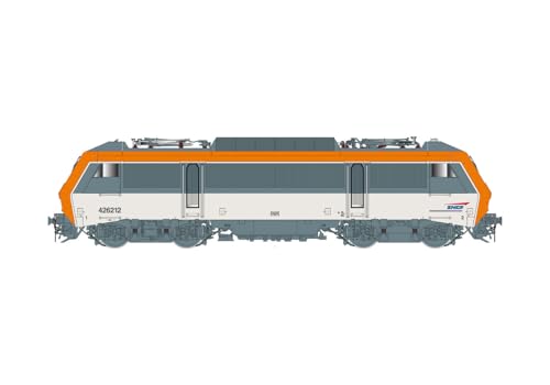 Jouef HJ2443S SNCF, 4-achsige BB 26212 mit 3. Spitzensignal, orange Lackierung mit Casquette-Logo, Ep. IV-V, mit DCC-Sounddecoder, Elektrolokomotive von JOUEF