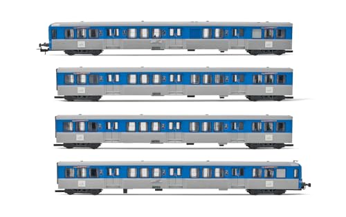 Jouef HJ4185 SNCF 4-Einheiten-Paket Stelyrail Bleu Rolling Stock – Reisebusse, blau, Einheitsgröße von JOUEF