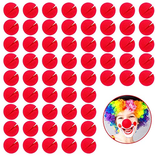 JOUSE 60 StüCk Rote Clown Nasen Cosplay Nasen Schaumstoff Nasen für Karneval KostüM Party Dress Up von JOUSE