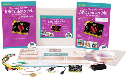 Joy-it Electronic Adventure  Die Reise mit dem micro:bit  V2 - Class Room Kit BBC micro:bit, Bast von JOY-IT