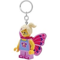 JOY TOY 52837 LEGO® Iconic Keychain Light - Butterfly Girl Schlüsselanhänger mit Taschenlampe von JOY TOY