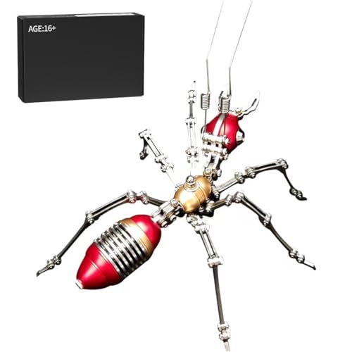 JOYARCH 3D Metall Puzzle Bausatz für Erwachsene, 100Teile 3D Mini Mechanisches Insekt Ameisenarmee Modell, DIY Puzzlespiel Schreibtisch Verzierung Bausatz Basteln Spielzeug JOYARCH 3D Metall Puzzle Bausatz für Erwachsene, 100Teile 3D Mini Mechanisches Insekt Ameisenarmee Modell, DIY Puzzlespiel Schreibtisch Verzierung Bausatz Basteln Spielzeug von JOYARCH