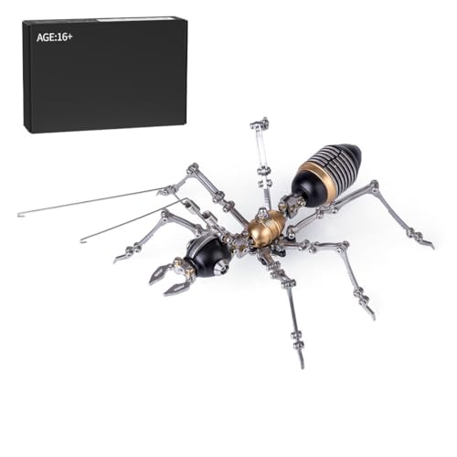 JOYARCH 3D Metall Puzzle Bausatz für Erwachsene, 100Teile 3D Mini Mechanisches Insekt Ameisenarmee Modell, DIY Puzzlespiel Schreibtisch Verzierung Bausatz Basteln Spielzeug JOYARCH 3D Metall Puzzle Bausatz für Erwachsene, 100Teile 3D Mini Mechanisches Insekt Ameisenarmee Modell, DIY Puzzlespiel Schreibtisch Verzierung Bausatz Basteln Spielzeug von JOYARCH