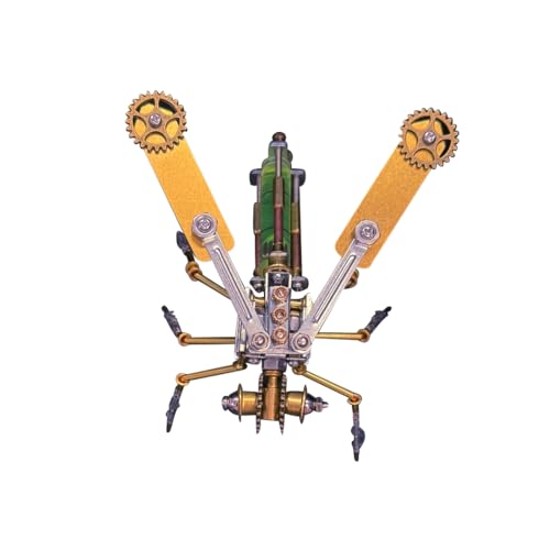 JOYARCH 3D Metall Puzzle für Erwachsene, 155Teile Mechanisches Hummel B Metall Modell, DIY Steampunk Bausätze Einfügen Trend Verzierung von JOYARCH
