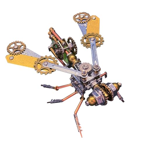 JOYARCH 3D Metall Puzzle für Erwachsene, 157Teile Mechanisches Biene B Metall Modell, DIY Steampunk Bausätze Einfügen Trend Verzierung von JOYARCH