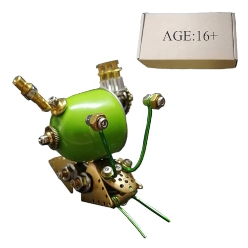 JOYARCH 3D Metall Puzzles Erwachsene, 200+Teile DIY Grüne Schnecke Metall Modell Bausatz, DIY Mechanische Steampunk Grüne Schnecke Montage Modell Kreative Trendy Desk Ornament von JOYARCH