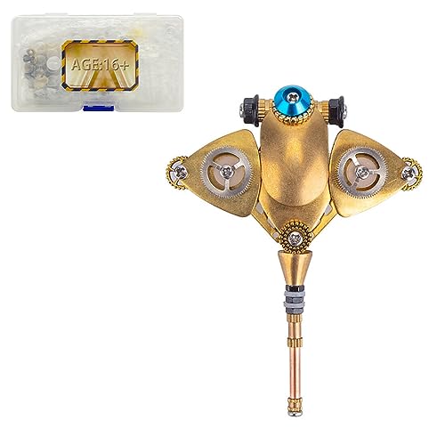JOYARCH 3D Metall Puzzles Erwachsene, DIY 3D Mechanisches Steampunk Metall Manta Montage Modell, 100+ Teile DIY 3D Meeresorganismus Modell Bausatz Kreativ Trendy Schreibtisch Ornament JOYARCH 3D Metall Puzzles Erwachsene, DIY 3D Mechanisches Steampunk Metall Manta Montage Modell, 100+ Teile DIY 3D Meeresorganismus Modell Bausatz Kreativ Trendy Schreibtisch Ornament von JOYARCH