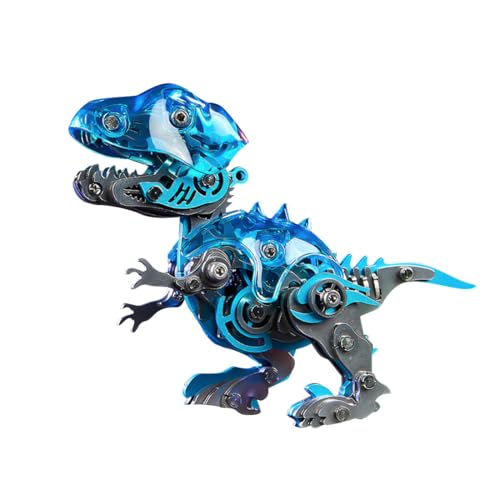 JOYARCH 3D Metall Puzzles für Erwachsene, 126 Teile DIY Mechanisch Metall Q Version Dinosaurier Modell, 3D Dinosaurier Basteln Puzzles Bausätze Schreibtisch Verzierung von JOYARCH