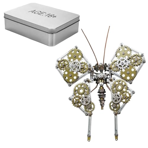 JOYARCH 3D Metall Puzzles für Erwachsene, 333Teile DIY Mechanisch Metall Schwalbenschwanz Modell Bausatz, DIY Insekt Bausätze Ideales Spielzeug Geschenk & Dekorationen von JOYARCH
