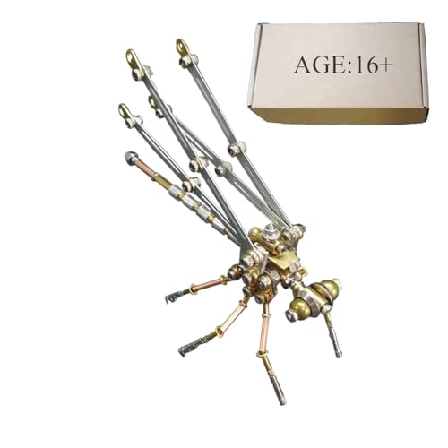 JOYARCH 3D Metall Puzzles für Erwachsene,162TeileDIY Mechanisch Metall Große Pechlibelle Modell Bausatz, DIY Insekt Bausätze Ideales Spielzeug Geschenk & Dekorationen von JOYARCH