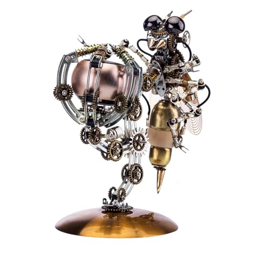 JOYARCH 3D Metall Wespen Lautsprecher Modell Erwachsene, DIY 3D Mechanische Metall Puzzlesätze, 627 Teile DIY Mechanische Steampunk Modell mit Lautsprecher Montage JOYARCH 3D Metall Wespen Lautsprecher Modell Erwachsene, DIY 3D Mechanische Metall Puzzlesätze, 627 Teile DIY Mechanische Steampunk Modell mit Lautsprecher Montage von JOYARCH