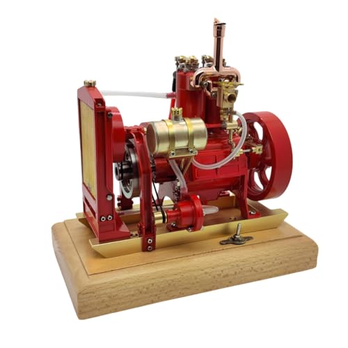 JOYARCH Motor Modell Bausatz, 5ccm Synchron Zweizylinder Überkopf Ventil Benzin Motor, Verbrennungsmotor Traktormotor mit mechanischer Drehzahlbegrenzung, Physik Experiment Spielzeug JOYARCH Motor Modell Bausatz, 5ccm Synchron Zweizylinder Überkopf Ventil Benzin Motor, Verbrennungsmotor Traktormotor mit mechanischer Drehzahlbegrenzung, Physik Experiment Spielzeug von JOYARCH