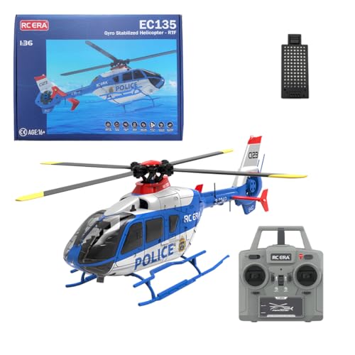 JOYARCH RC ERA C123 EC135 RC Hubschrauber - 6CH 1/36 Scale Single-Rotor Gyroscopic Remote Control Helicopter, Military RC Aircraft for Adults & Beginner von JOYARCH