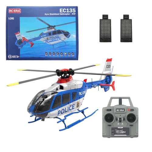 JOYARCH RC ERA C123 EC135 RC Hubschrauber - 6CH 1/36 Scale Single-Rotor Gyroscopic Remote Control Helicopter, Military RC Aircraft for Adults & Beginner von JOYARCH
