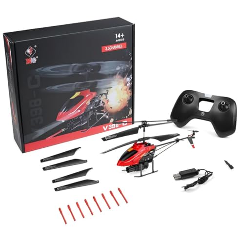 JOYARCH V398-C Mini RC Hubschrauber, 2.4G 4CH Dual-Blade Fernbedienung Militär Hubschrauber RC bewaffnetes Flugzeugmodell mit Raketenhöhe halten & Startsystem JOYARCH V398-C Mini RC Hubschrauber, 2.4G 4CH Dual-Blade Fernbedienung Militär Hubschrauber RC bewaffnetes Flugzeugmodell mit Raketenhöhe halten & Startsystem von JOYARCH