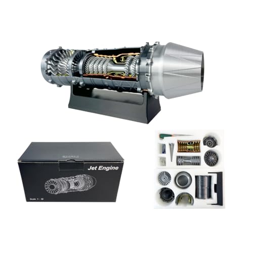 JOYARCH WS-15 Jet-Motor-Modellbausatz im Maßstab 1:18, das funktioniert, 50 + Teile, funktionales Flugzeug, Turbofan, 3D-gedrucktes Motor-Set, DIY-Montage, STEM, pädagogisches Geschenk (Kit-Version) JOYARCH WS-15 Jet-Motor-Modellbausatz im Maßstab 1:18, das funktioniert, 50 + Teile, funktionales Flugzeug, Turbofan, 3D-gedrucktes Motor-Set, DIY-Montage, STEM, pädagogisches Geschenk (Kit-Version) von JOYARCH