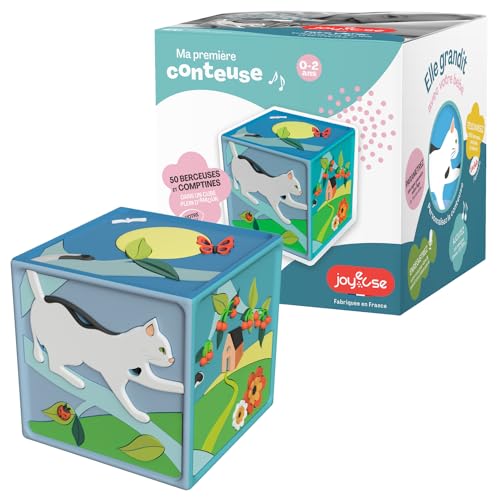 JOYEUSE - Mein erstes wunderbares Erzählgerät - Musikalisches Erwachen - 141535 - Bildschirmfrei - Geschichtenbox - Wiederaufladbar - Französisches Design - Baby-Erwachen - Ab 2 Jahren von JOYEUSE