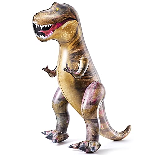 JOYIN 109 cm Dinosaurier aufblasbar, aufblasbares T-Rex Dinosaurier-Spielzeug für Pool Party Dekorationen, Dinosaurier Geburtstagsfeiergeschenk für Kinder und Erwachsene … von JOYIN