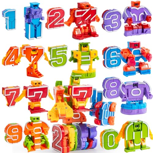 JOYIN 10 Stück Anzahl Roboter Spielzeug für Kinder Anzahl Lernen, Geburtstagsgeschek, Klassenzimmer Belohnungen, Karnevalpreise, Vorschulerziehung Spielzeug, Ostern Korb Stuffers JOYIN 10 Stück Anzahl Roboter Spielzeug für Kinder Anzahl Lernen, Geburtstagsgeschek, Klassenzimmer Belohnungen, Karnevalpreise, Vorschulerziehung Spielzeug, Ostern Korb Stuffers von JOYIN