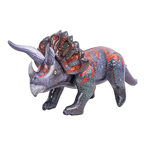 JOYIN 109 cm Triceratops Aufblasbares Dinosaurierspielzeug für Partydekorationen, Geburtstagsfeiergeschenk für Kinder und Erwachsene von JOYIN