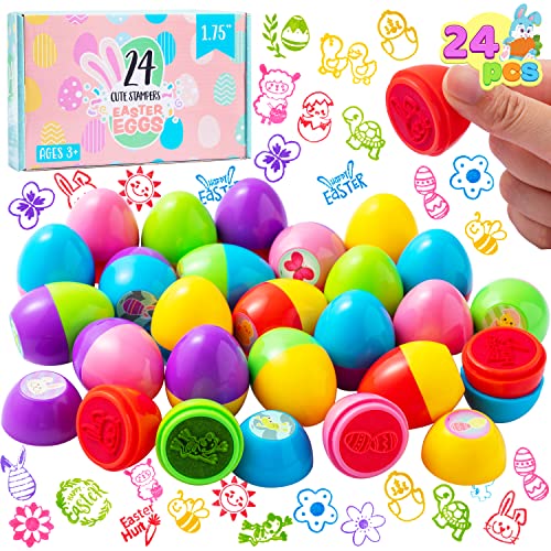 JOYIN 24 Packungen Kinder Ostern Party Gunst Prefilled mit 1,75" Stampers für Kinder Korb Stuffers Osterei Assorted Self-ink Stempel für Klassenzimmer Austausch und Preis liefert JOYIN 24 Packungen Kinder Ostern Party Gunst Prefilled mit 1,75" Stampers für Kinder Korb Stuffers Osterei Assorted Self-ink Stempel für Klassenzimmer Austausch und Preis liefert von JOYIN