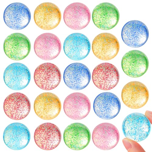 JOYIN 24 pièces de balles à ressort scintillantes Flummies Pour Enfants, 6 Styles 32 mm Mélange de balles à ressort en vrac Avec sac de Rangement JOYIN 24 pièces de balles à ressort scintillantes Flummies Pour Enfants, 6 Styles 32 mm Mélange de balles à ressort en vrac Avec sac de Rangement von JOYIN