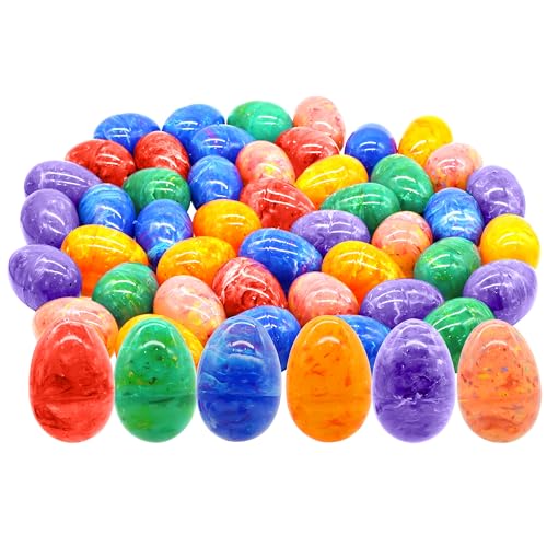 JOYIN 30 Stück Schillernd Bedruckte Helle Ostereier aus Kunststoff, 8,9 cm hHoch, für Die Osterjagd, Korbfüller, Klassenzimmer Preiszubehör, Leckereien und Partygeschenke JOYIN 30 Stück Schillernd Bedruckte Helle Ostereier aus Kunststoff, 8,9 cm hHoch, für Die Osterjagd, Korbfüller, Klassenzimmer Preiszubehör, Leckereien und Partygeschenke von JOYIN