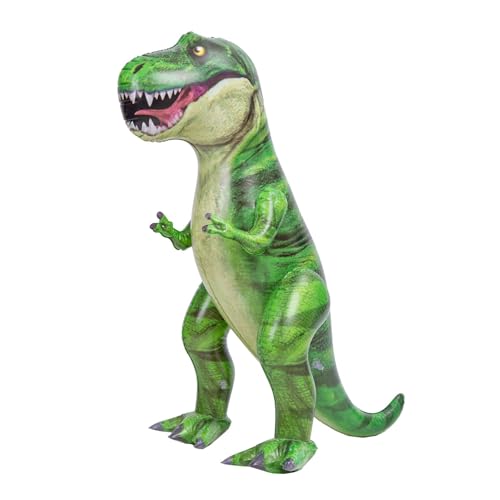 JOYIN 76,2 cm Dinosaurier aufblasbar, aufblasbares T-Rex Dinosaurier-Spielzeug für Pool Party Dekorationen, Dinosaurier Geburtstagsfeiergeschenk für Kinder und Erwachsen (grün) von JOYIN