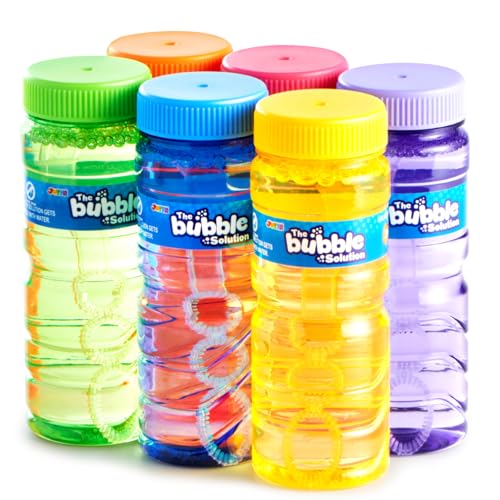 JOYIN 6 Stück Seifenblasen-Flaschen (4oz/118ml Seifenblasen-Lösung), Seifenblasen-Stäbe, Seifenblasen Party Favors für Kinder, Seifenblasen Kit, Kleinkind Sommer draußen Spielzeug Geschenk für Kinder JOYIN 6 Stück Seifenblasen-Flaschen (4oz/118ml Seifenblasen-Lösung), Seifenblasen-Stäbe, Seifenblasen Party Favors für Kinder, Seifenblasen Kit, Kleinkind Sommer draußen Spielzeug Geschenk für Kinder von JOYIN