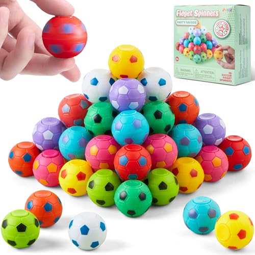 JOYIN 36 Stück Fußball Spinner Fingerspitzen Spielzeug, Fidget-Spielzeug, fußball kindergeburtstag, Kindergeburtstag Spiele, Mitgebsel Kindergeburtstag 5, 6, 7, 8, 9, 10 Jahre JOYIN 36 Stück Fußball Spinner Fingerspitzen Spielzeug, Fidget-Spielzeug, fußball kindergeburtstag, Kindergeburtstag Spiele, Mitgebsel Kindergeburtstag 5, 6, 7, 8, 9, 10 Jahre von JOYIN